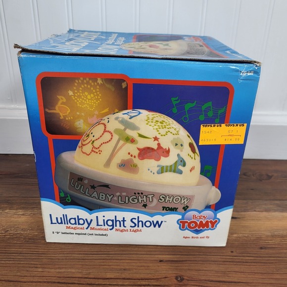 Vintage 1987 TOMY LULLABY LIGHT SHOW MUSICAL & PROJECTION BABY NIGHT LIGHT WBOX - Picture 16 of 17